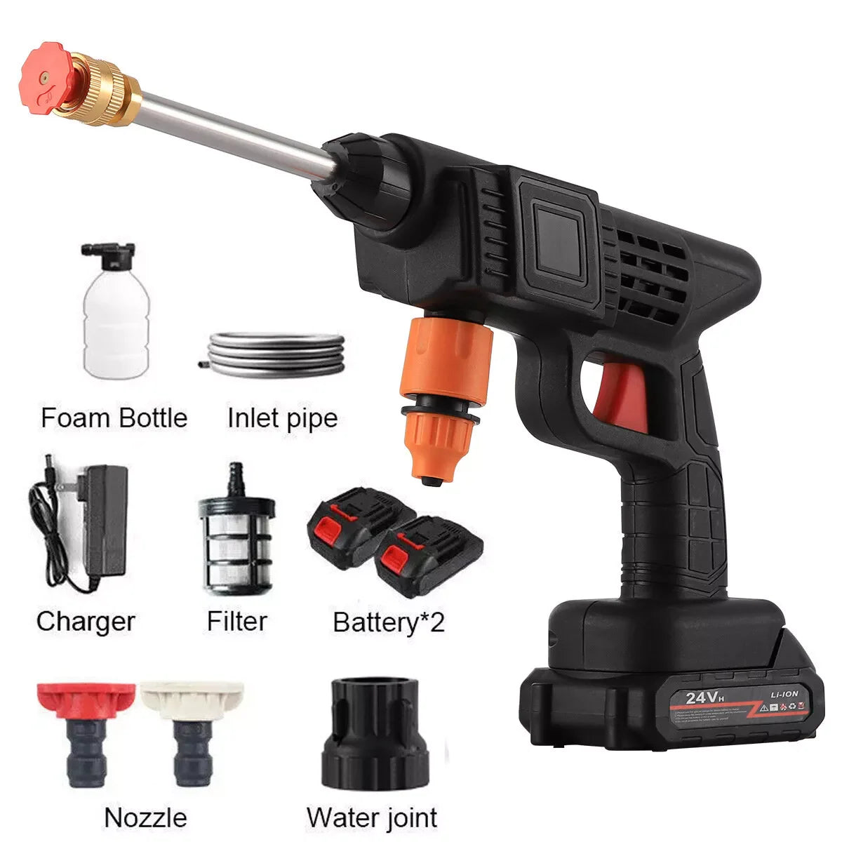 Cordless ProWash Portable Car Wash System