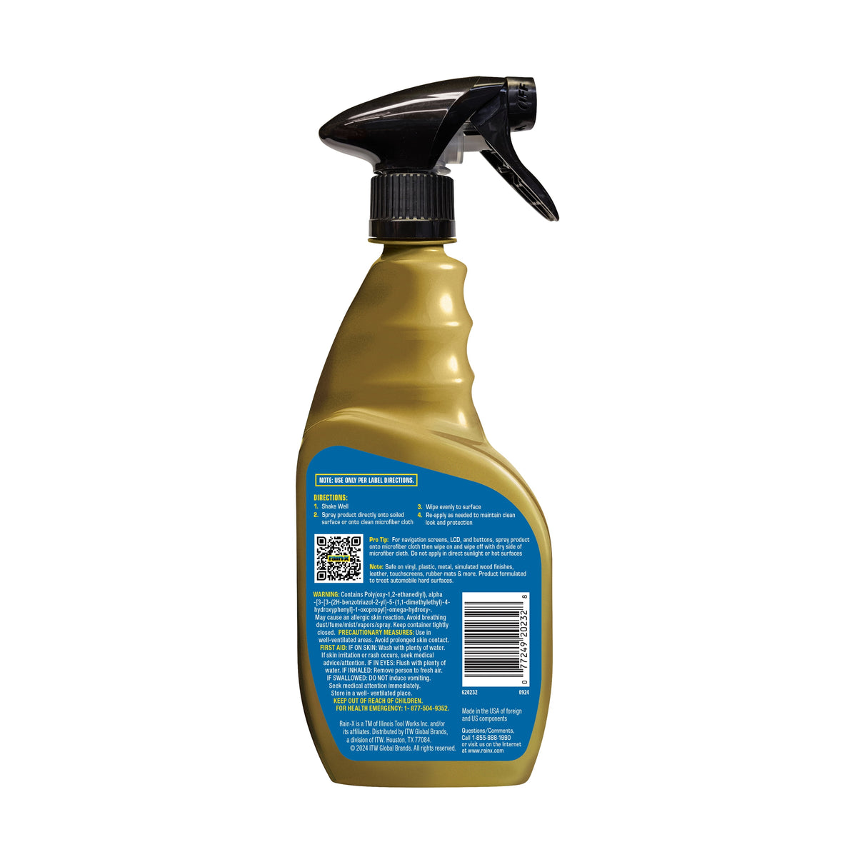 Rain-X Pro All-Interior Cleaner & Protectant – 16 oz