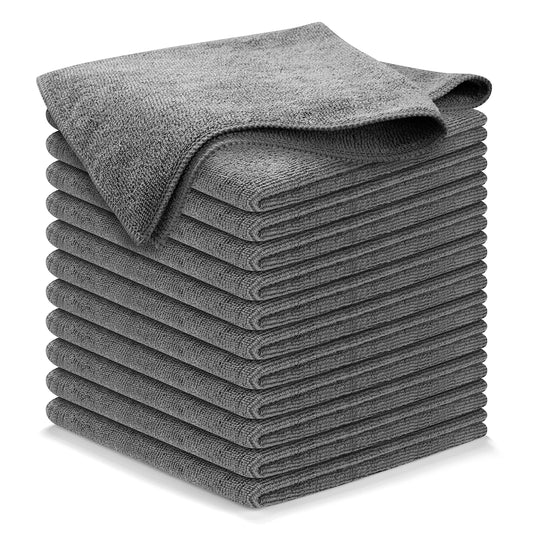 12-Pack Premium Microfiber Detailing Towels