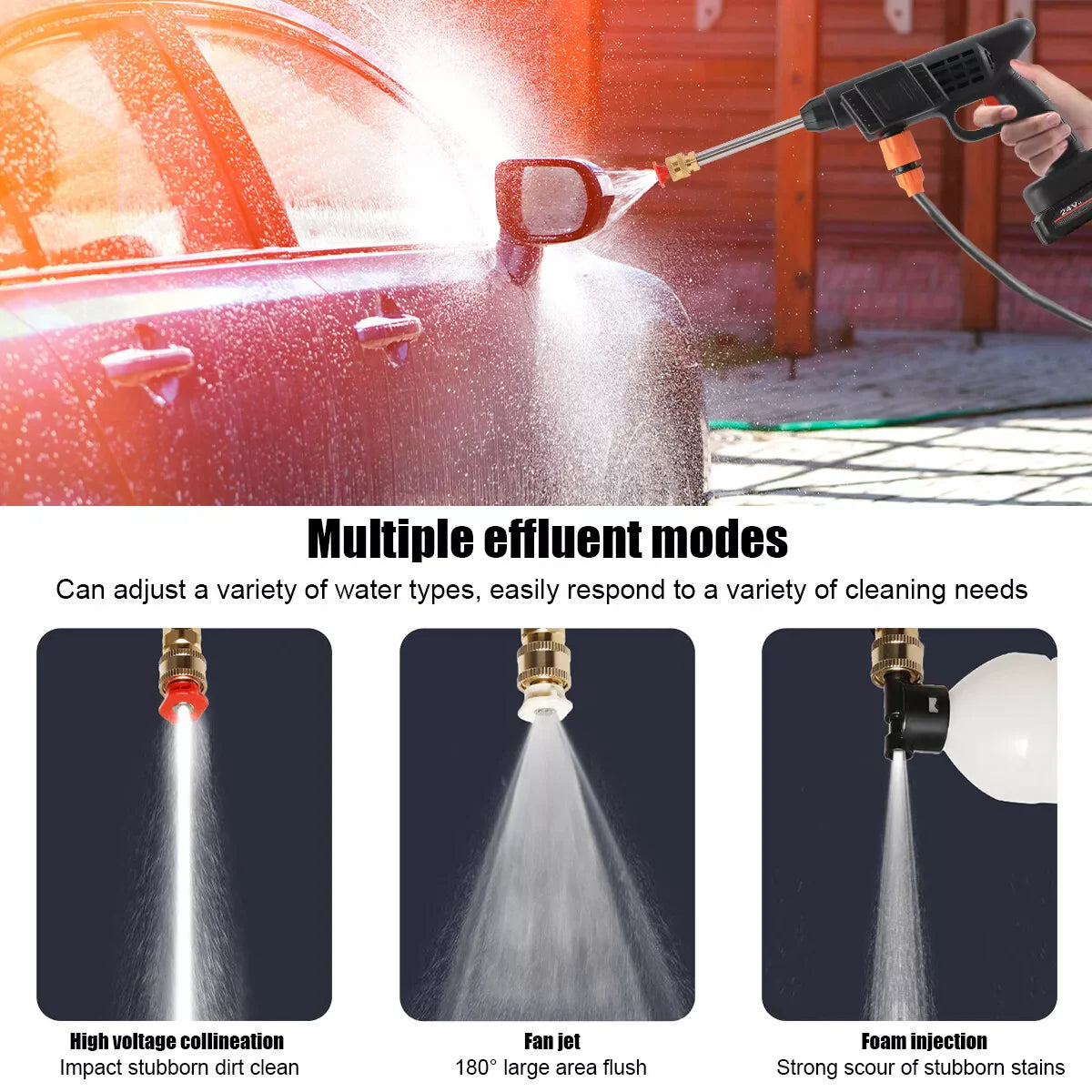 Cordless ProWash Portable Car Wash System